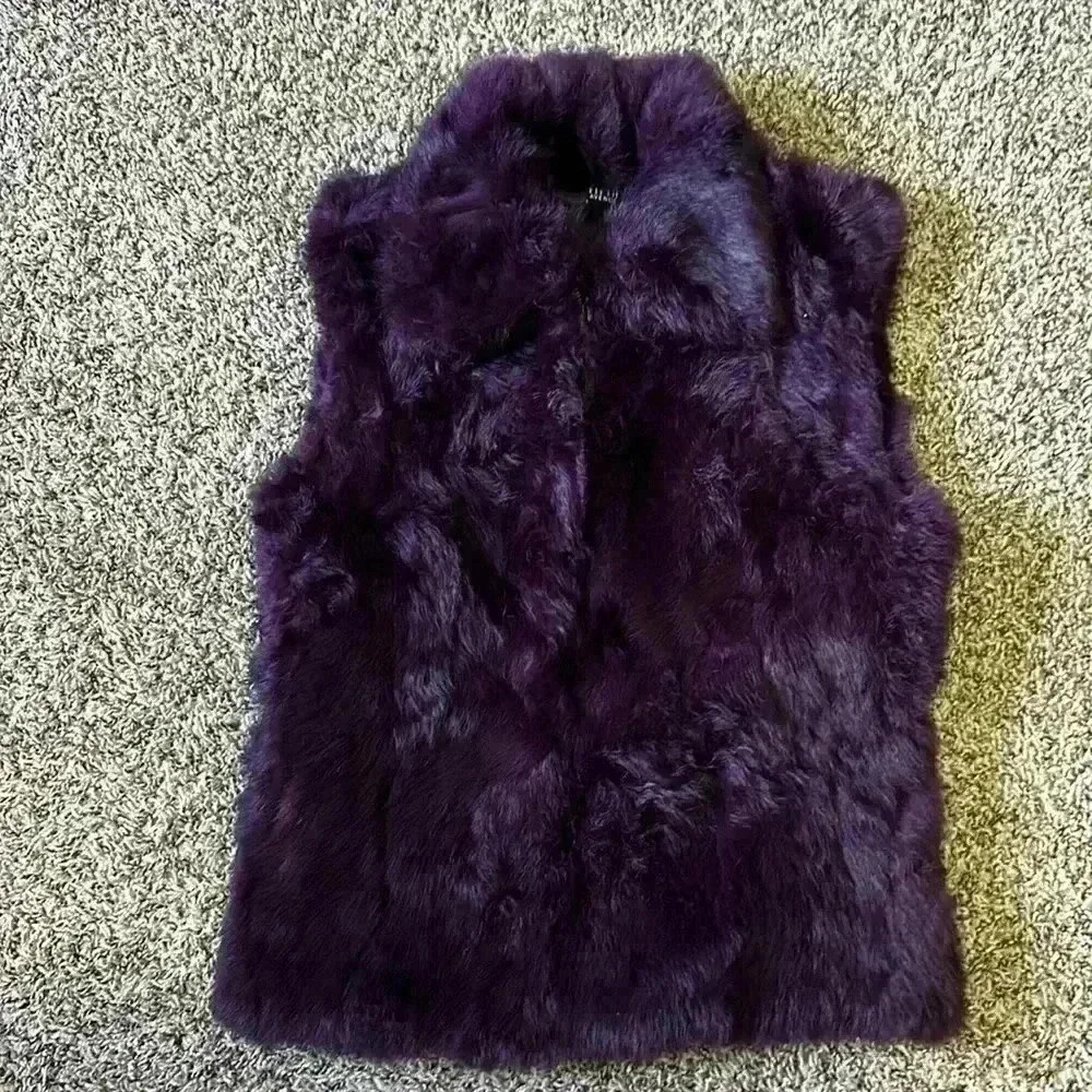 Saks Fifth Avenue Purple Vest